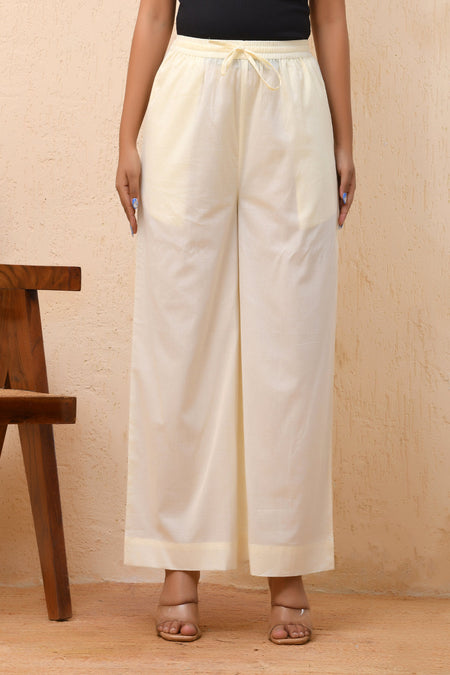 Vaasva Women Royal Blue Straight Pant