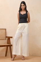 Vaasva Women Royal Blue Straight Pant - Distacart