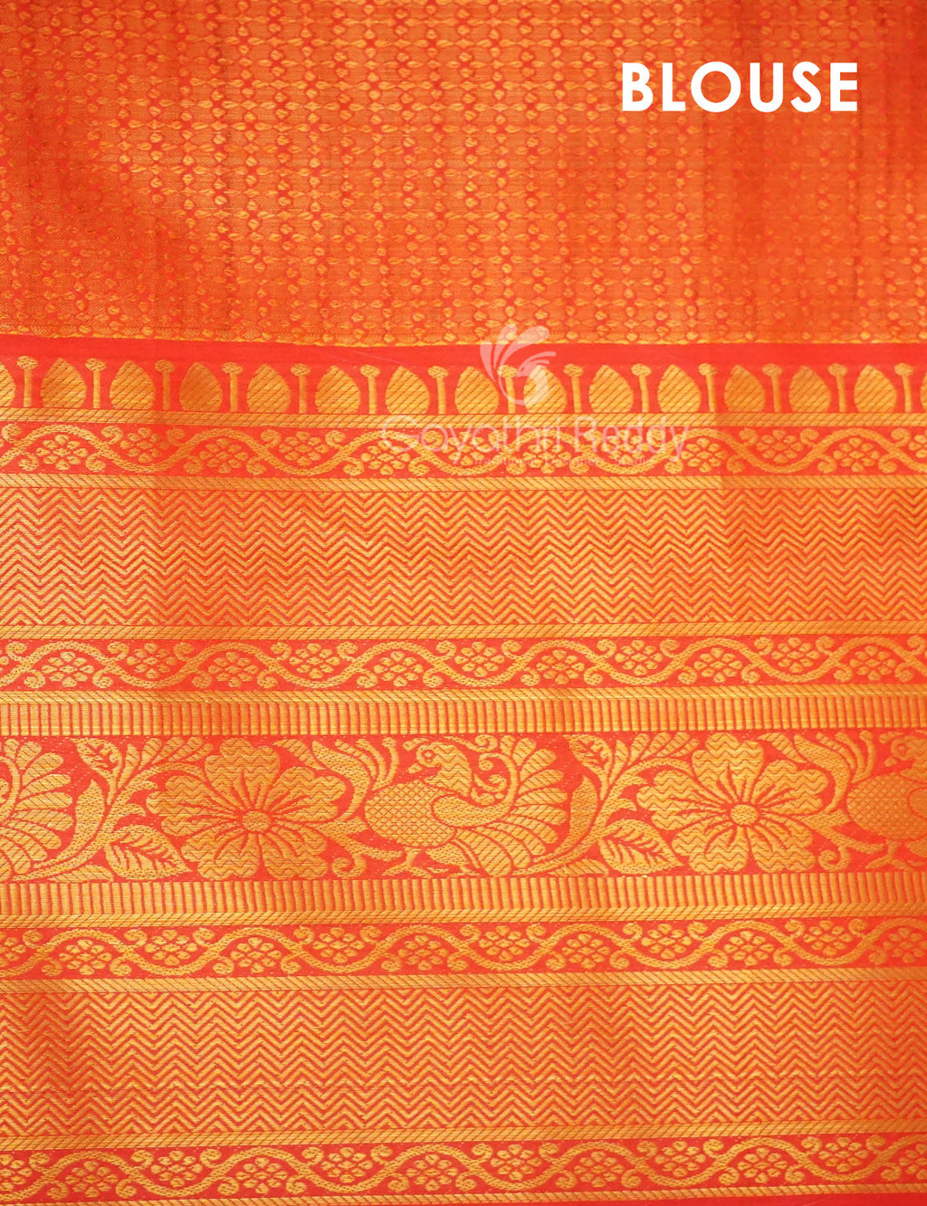 Shades of Sky Blue Colour Floral Design Banaras Semi Silk Saree By Gayathri Reddy Designer Studio