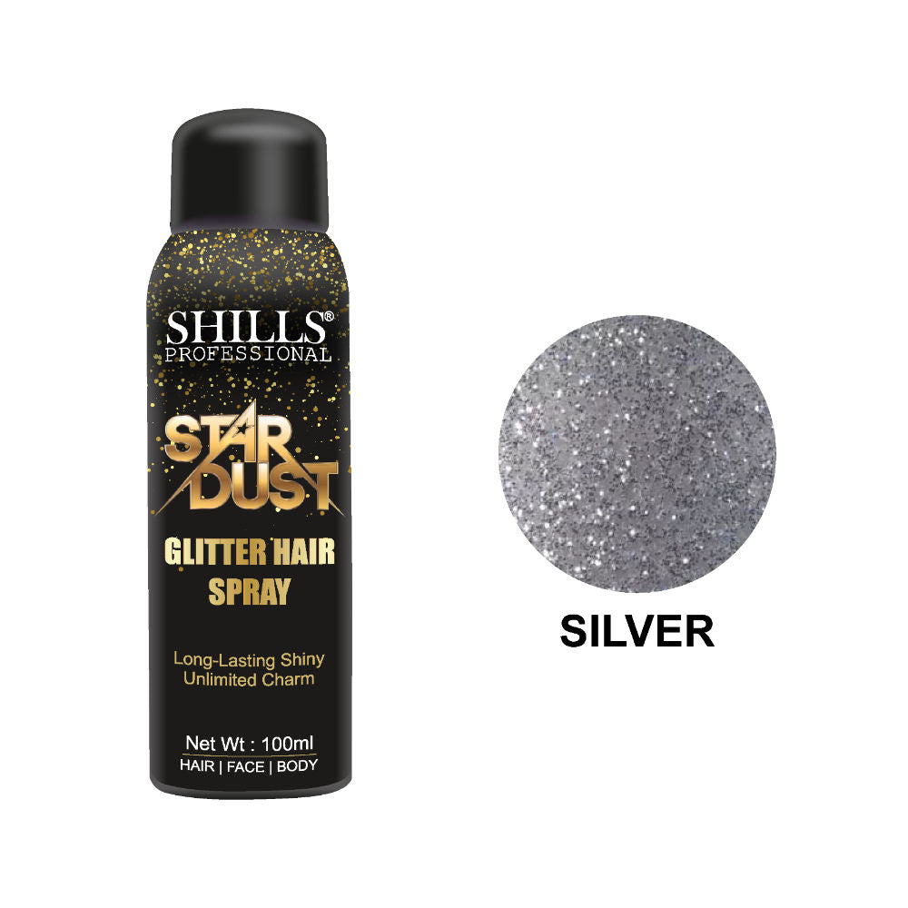 Shills Professional Star Dust Glitter Spray Silver