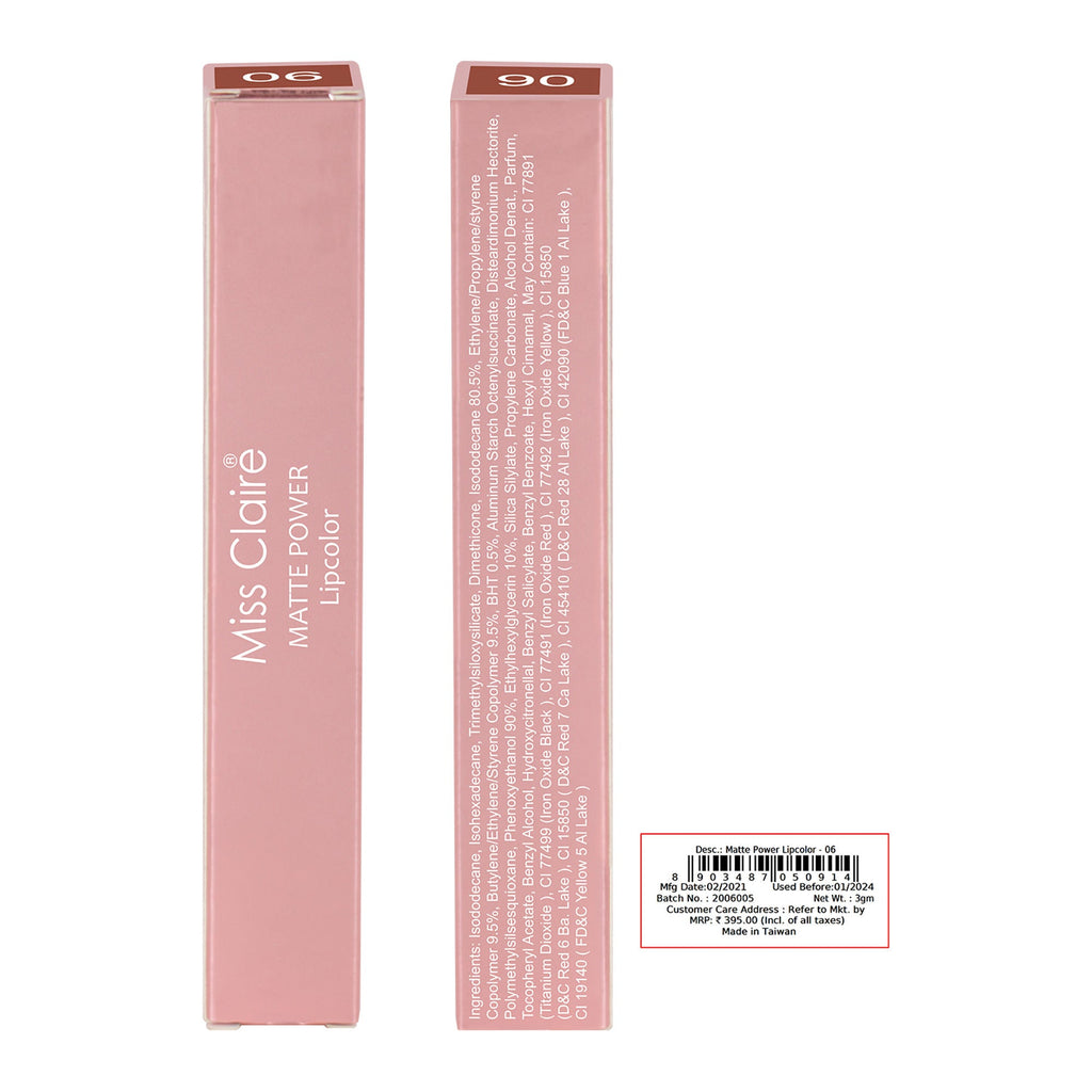 Miss Claire Matte Power Lipcolor - 6