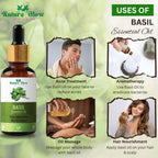 Nature Glow Herbal Basil Essential Oil