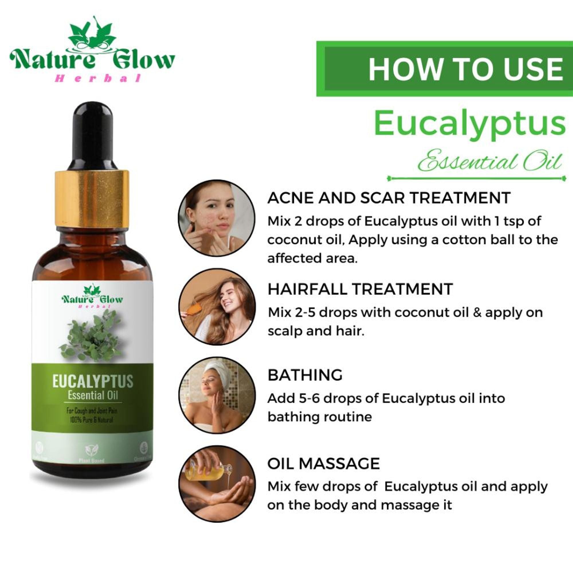 Nature Glow Herbal Eucalyptus Essential Oil