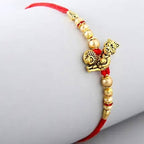 Divine Lord Krishna Pearl Rakhi & Kaju Roll Box - Distacart
