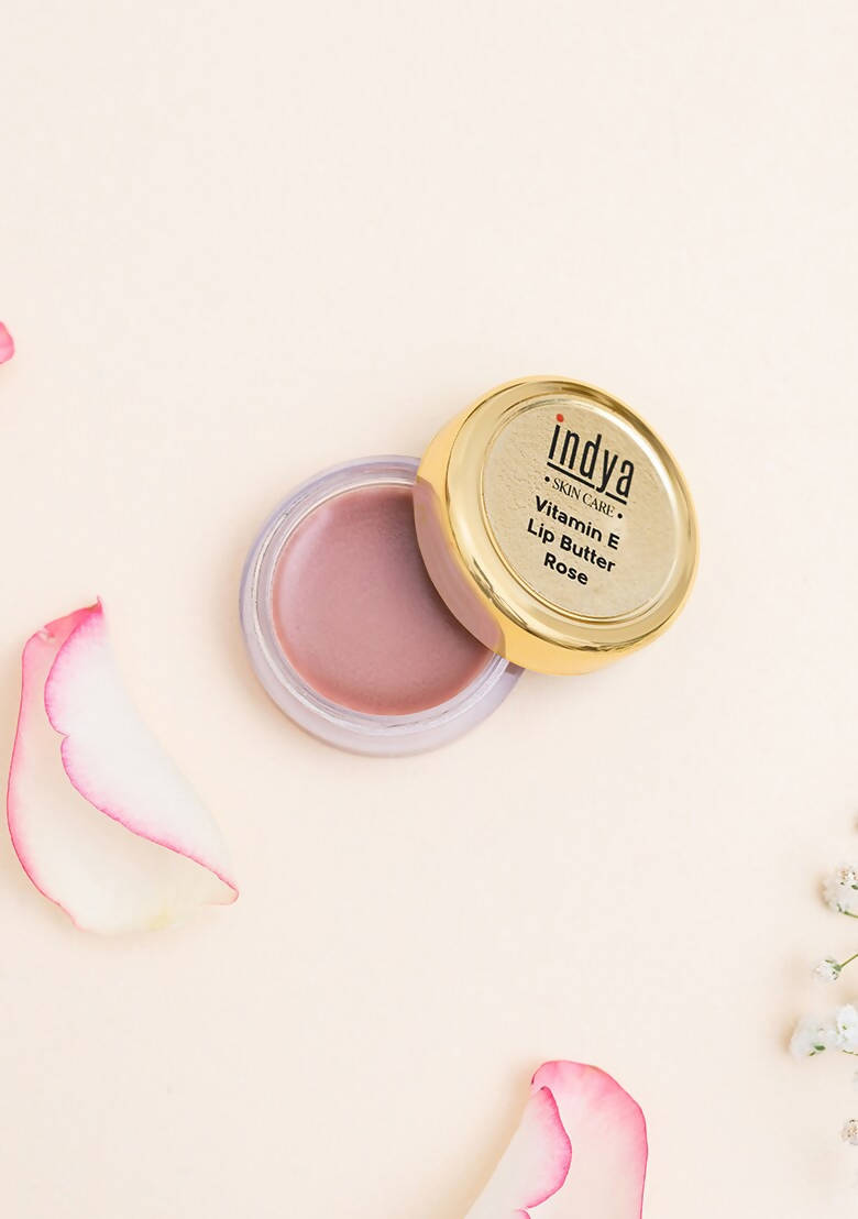 Indya Vitamin E Lip Butter - Rose