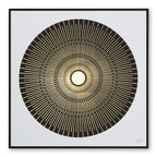 Tehzeeb Creations Golden Embossed Wall Painting
