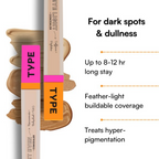 Type Beauty Get Even Concealer - Pecan 45