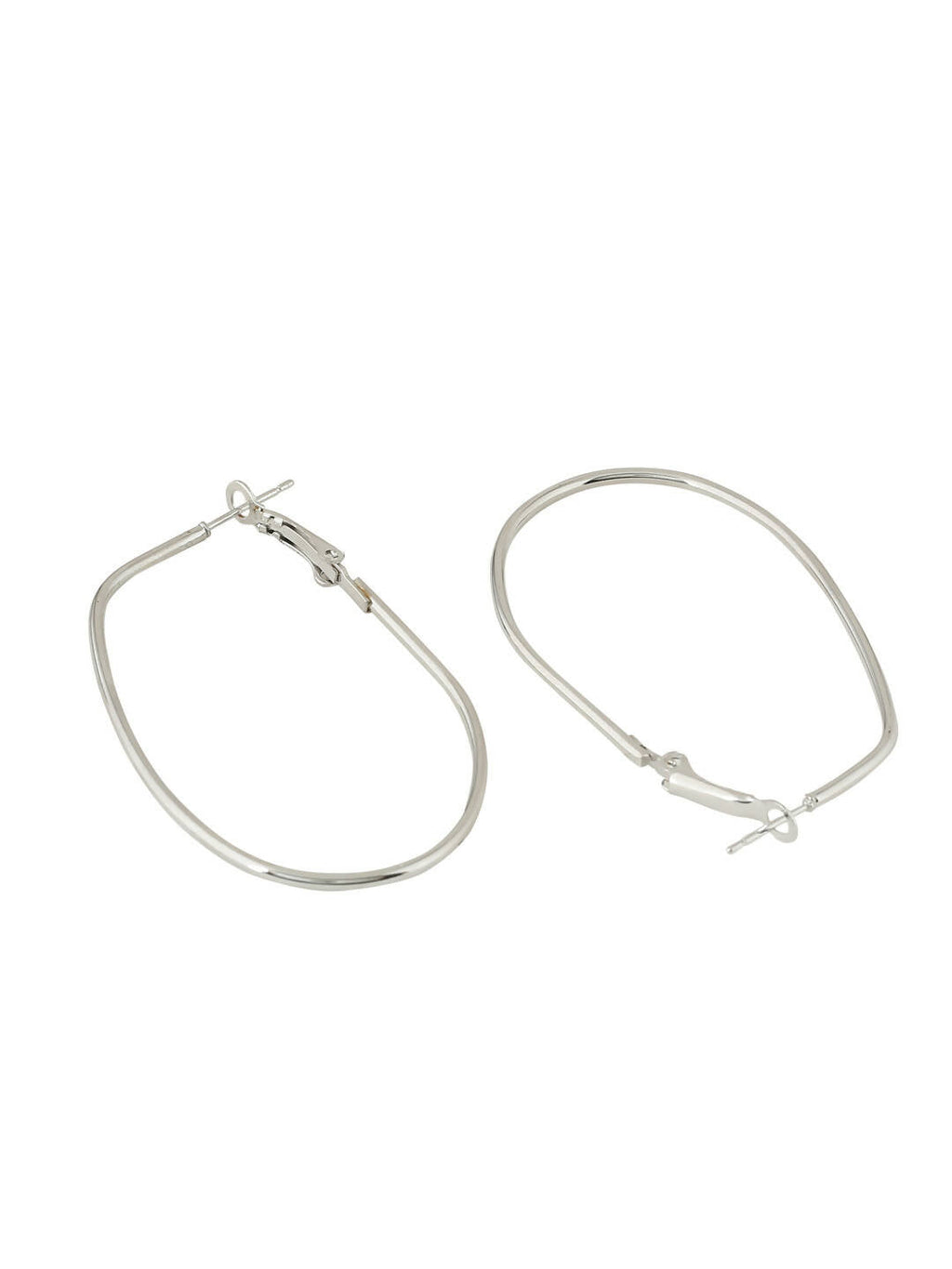 NVR Women Set of 2 Contemporary Hoop Earrings - Distacart
