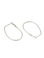 NVR Women Set of 2 Contemporary Hoop Earrings - Distacart