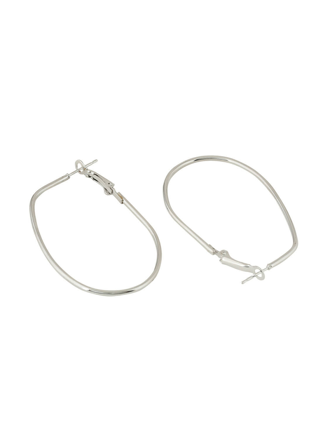 NVR Women Set of 2 Contemporary Hoop Earrings - Distacart