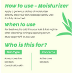 PLIX The Plant Fix 2% Acne Buster Moisturizer & 10% Niacinamide Serum