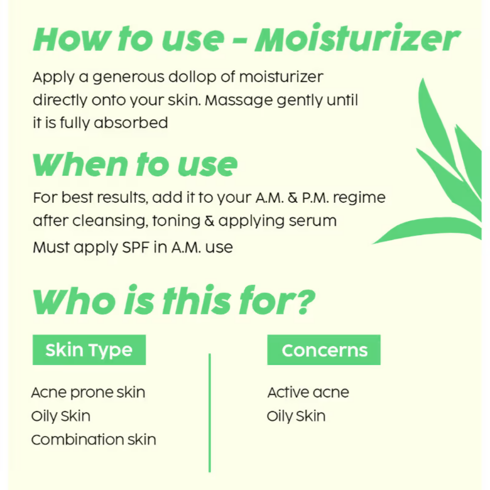PLIX The Plant Fix 2% Acne Buster Moisturizer & 10% Niacinamide Serum