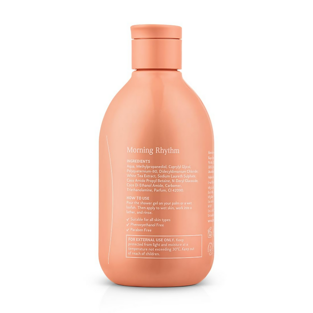 Oteria White Tea Body Shower Gel For Sun-Damaged Skin Suitable For All Skin Types