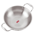 Hazel Triply Stainless Steel Induction Bottom Kadhai