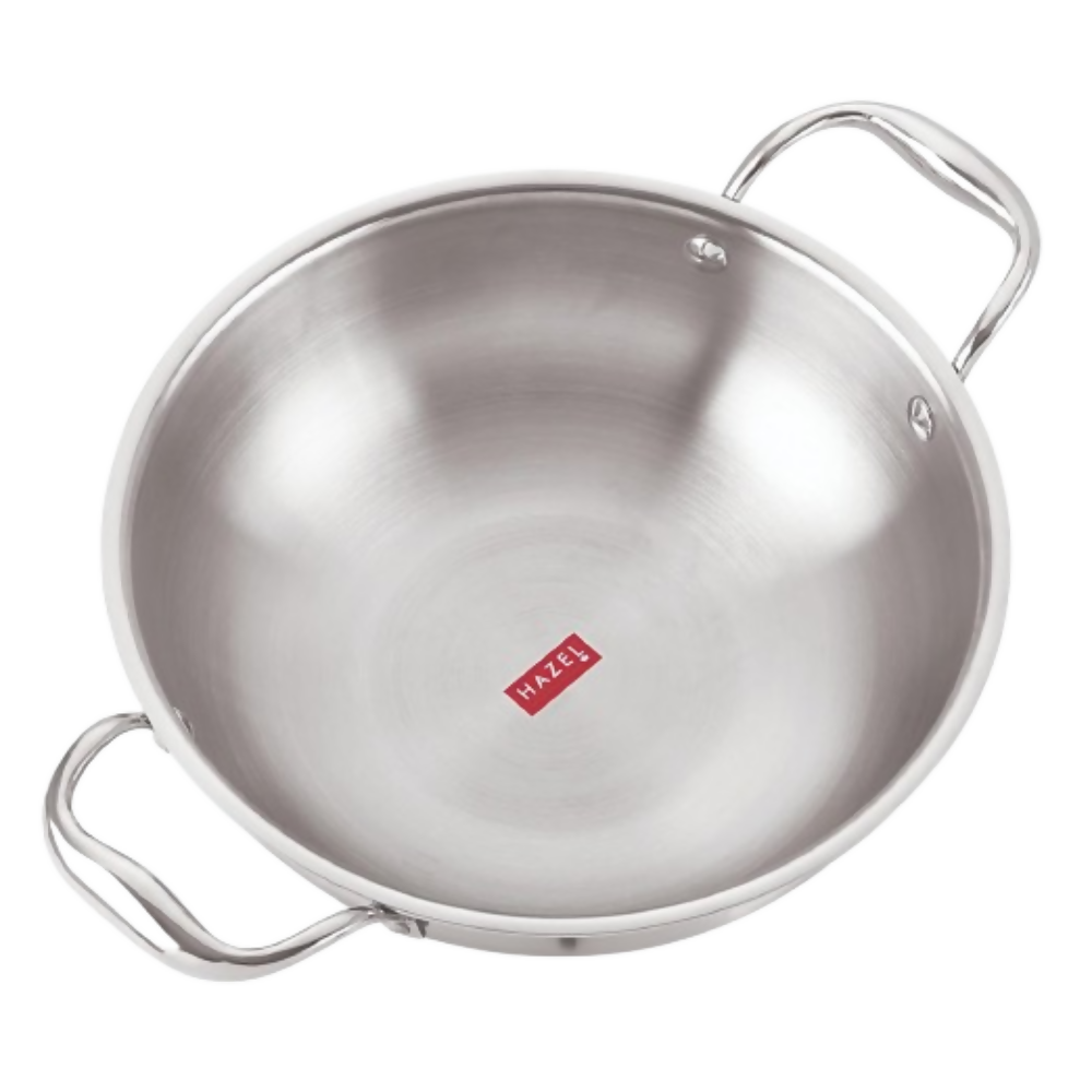 Hazel Triply Stainless Steel Induction Bottom Kadhai