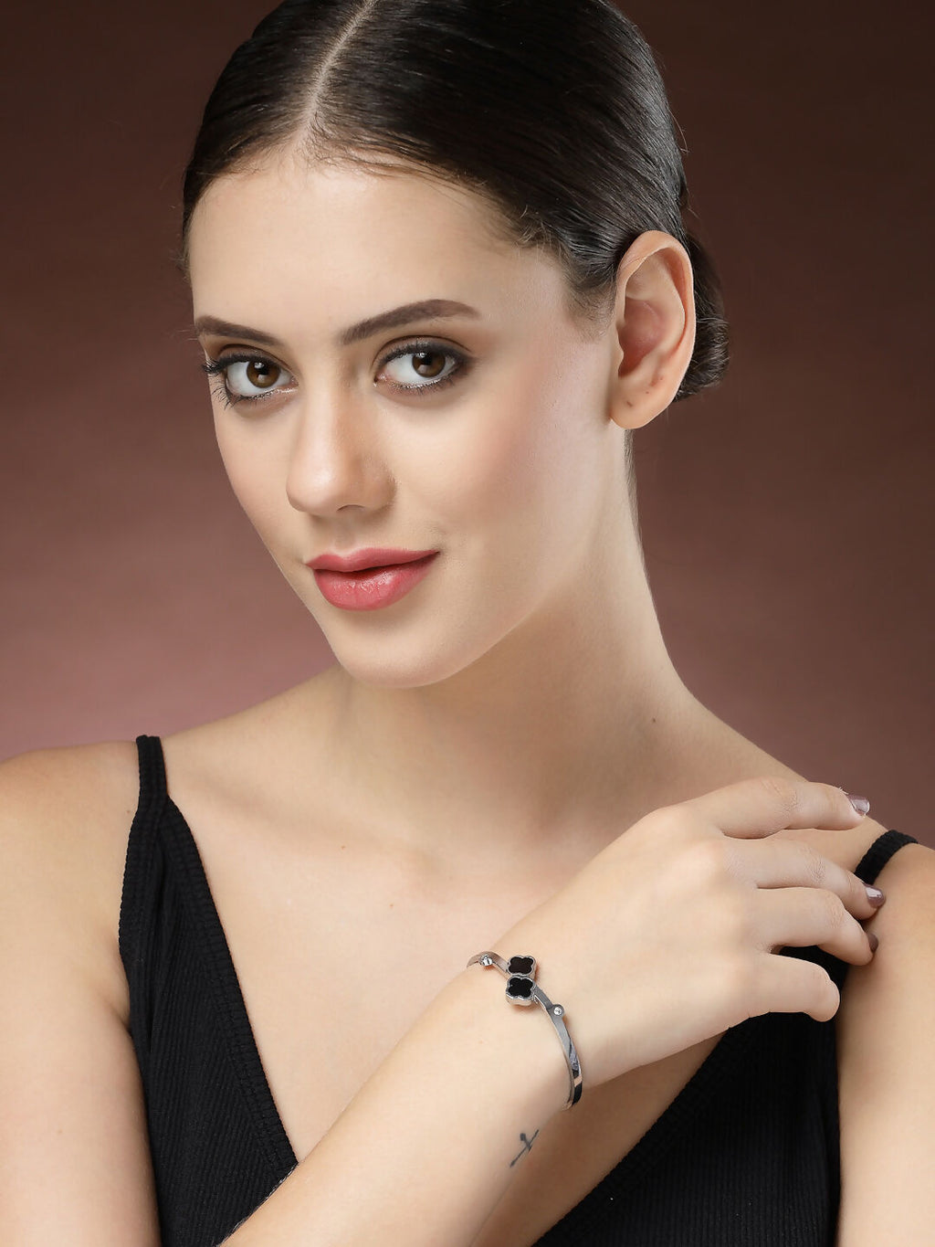 NVR Women's Silver-Plated Cuff Bracelet - Distacart
