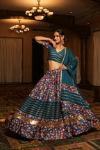 AI Fashion Rama Crepe Designer Navratri Wear Lehenga Choli Collection