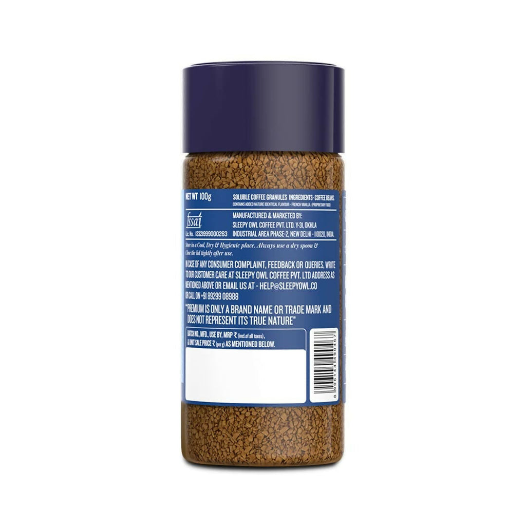 Sleepy Owl French Vanilla Premium Instant Coffee - Distacart
