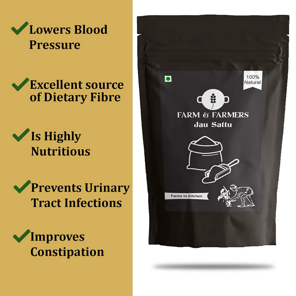 Farm & Farmers Organic Jau Sattu Flour