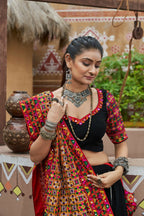 AI Fashion Black Viscose Rayon Designer Navratri Lehenga Choli Collection