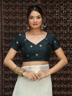 Shree Shyam Fashion Light Green Cotton Saree - Distacart