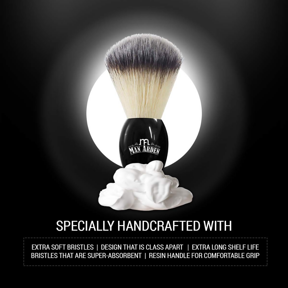 Man Arden Premium Shaving Brush With Extra Soft Bristles - Distacart