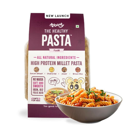 Troovy High Protein Millet Fusilli Pasta Protein & Iron rich