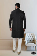 Joban Fashion Men's Black TR Kurta with Pyjama