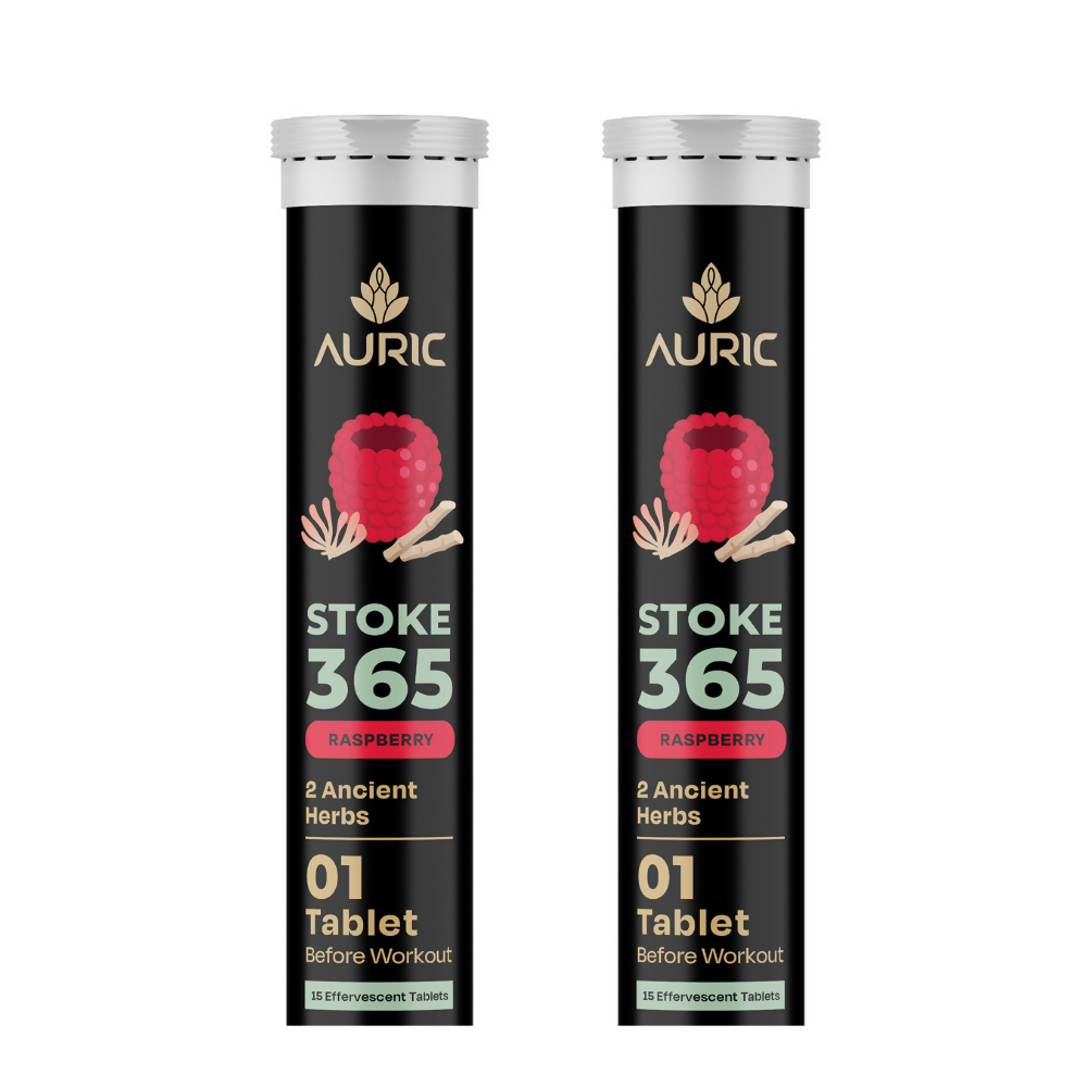 Auric STOKE365 Effervescent Tablets | Raspberry Flavour