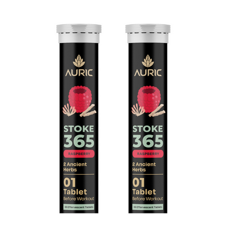 Auric STOKE365 Effervescent Tablets | Raspberry Flavour