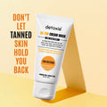 Detoxie Bright Summer Combo - SPF50 Sunscreen Gel & Detan Cream Mask - Distacart