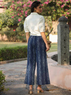 Juniper Women's Off-White-Indigo Straight Clothing Set - Distacart