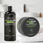 Detoxie Wellness Body Wash & Body Scrub Combo - Distacart