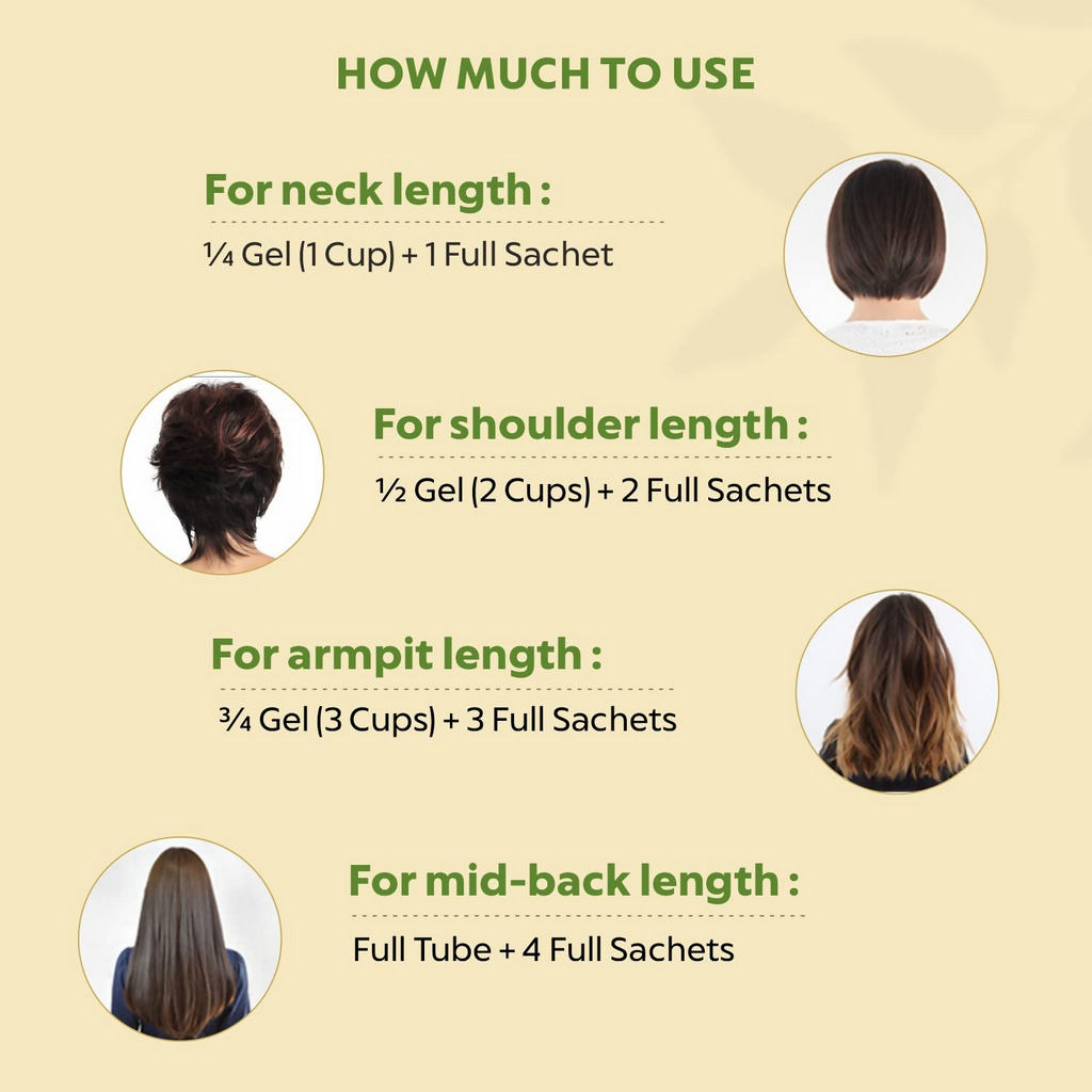 Indus Valley Damage-Free Gel Hair Color- Dark Brown - Distacart