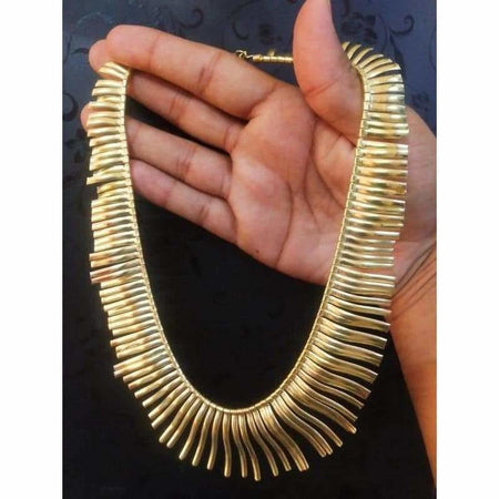 MS Fashion India Designer Traditional Gold Color Necklace for Women