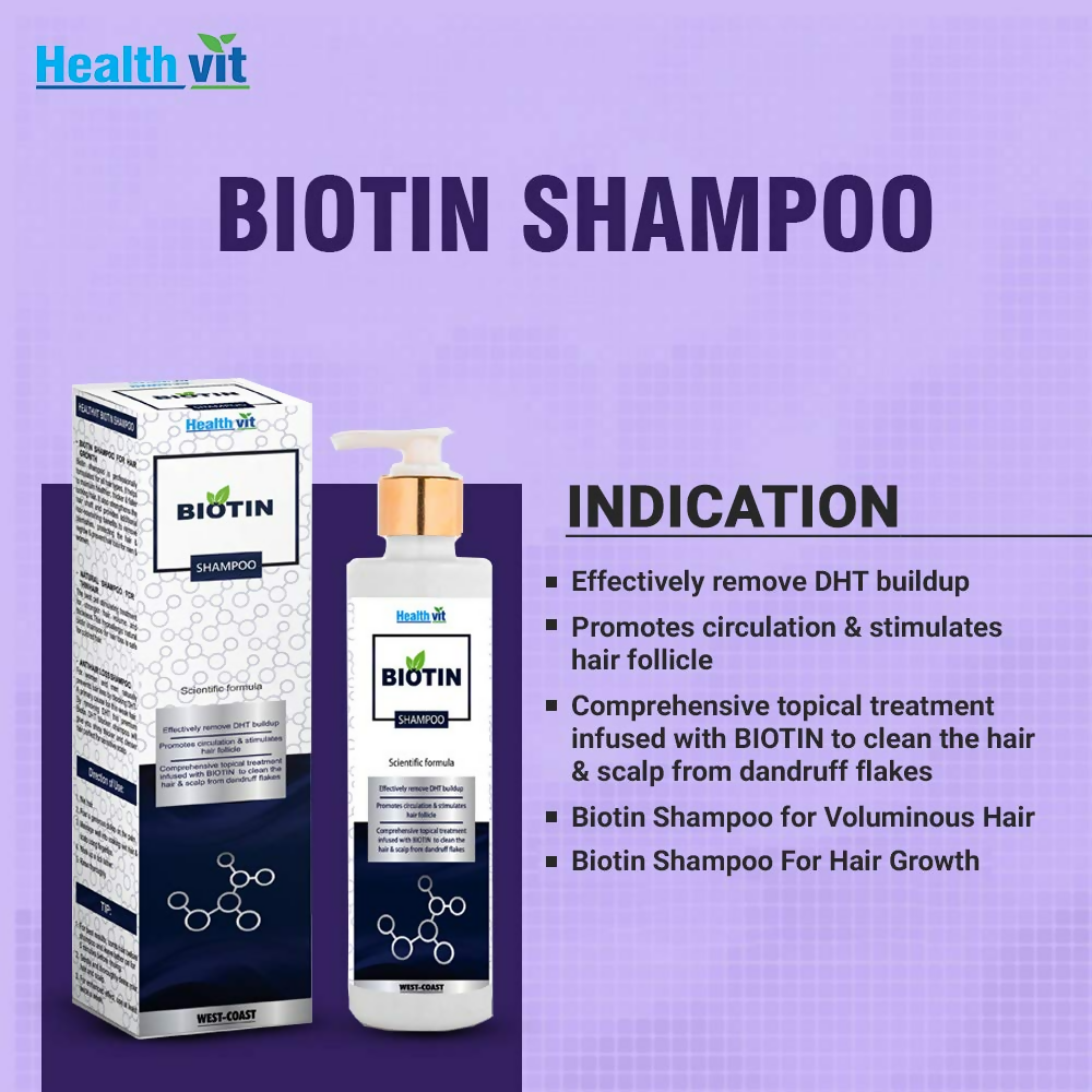Healthvit Biotin Hair Growth Shampoo