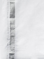 Ramraj Cotton Mens Pure Cotton 1 1 / 2 " Silver Jari Dhoti - White