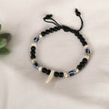 NVR Men & Women Pearl Evil Eye Adjustable Bracelet - Distacart