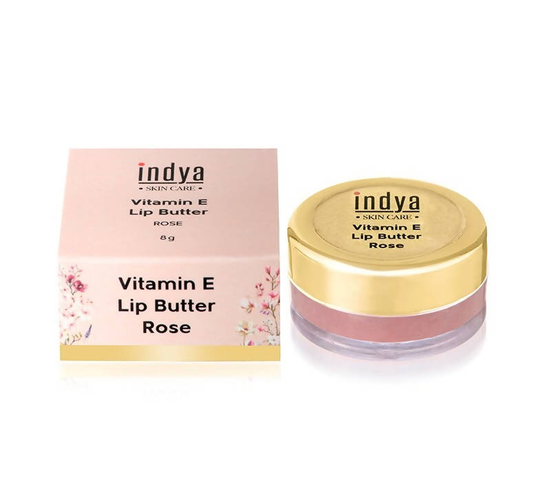 Indya Vitamin E Lip Butter - Rose