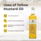 Anveshan Wood Pressed Yellow Mustard Oil