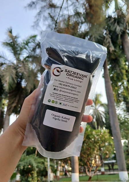 Satjeevan Organic Kalonji Nigella Seeds