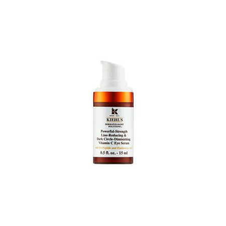 Kiehl's Powerful-Strength Dark Circle Reducing Vitamin C Eye Serum For Puffiness & Lines, With Hyaluronic Acid & Tri-Peptide