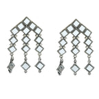 Mominos Fashion Johar Kamal Oxidised Silver-Plated Alloy Finish Mirror Choker For Women - Distacart