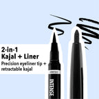 Blue Heaven Intense Kajal + Liner Duo Jet Black