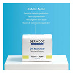 Dermdoc 2% Kojic Acid Night Cream - Distacart