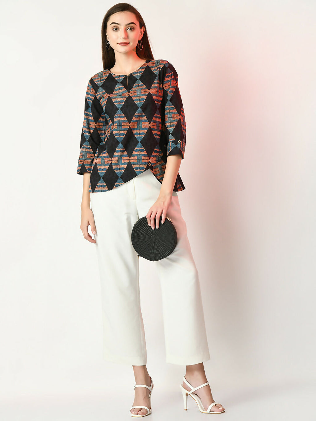 Myshka Women's Multi Printed Top