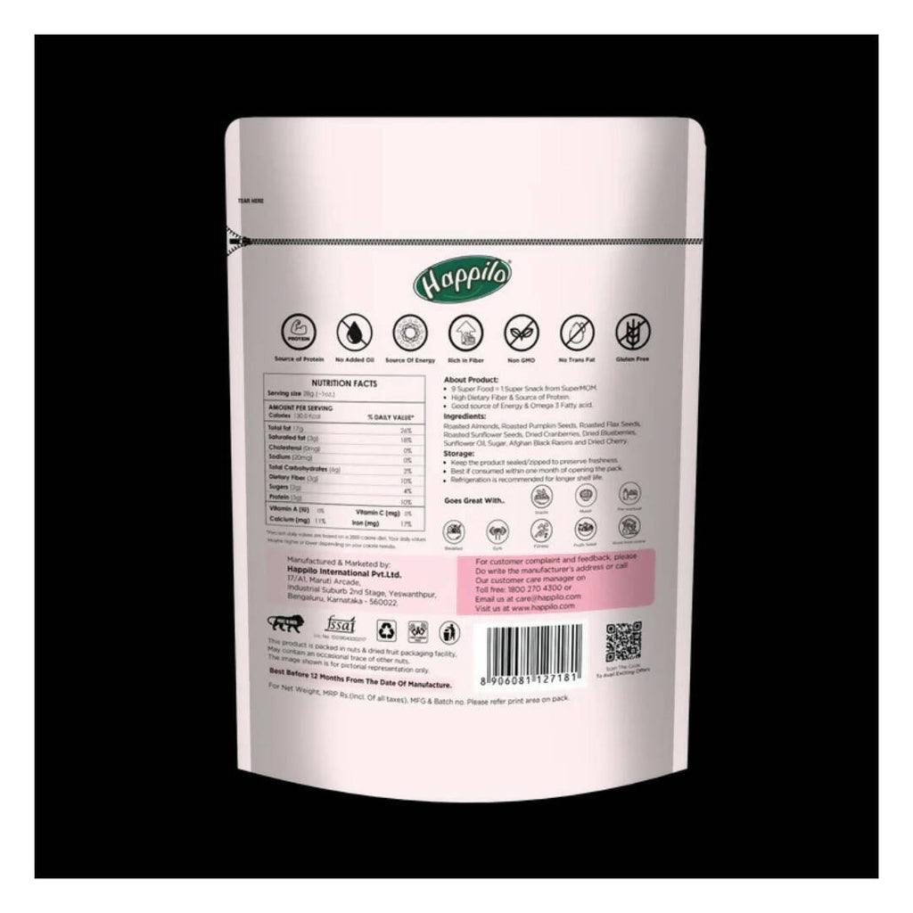 Happilo 100% Nutritious Premium Super Mom's Trail Mix