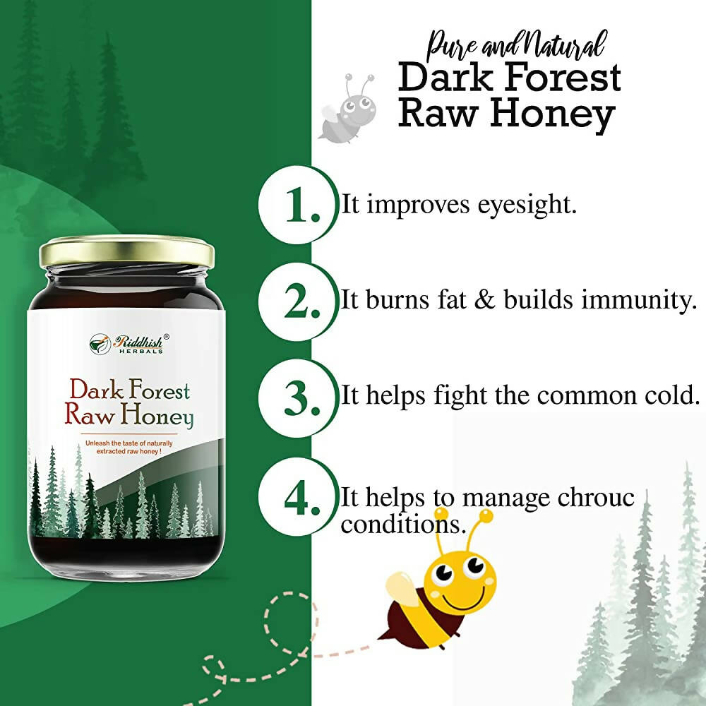 Riddhish Herbals Dark Forest Raw Honey