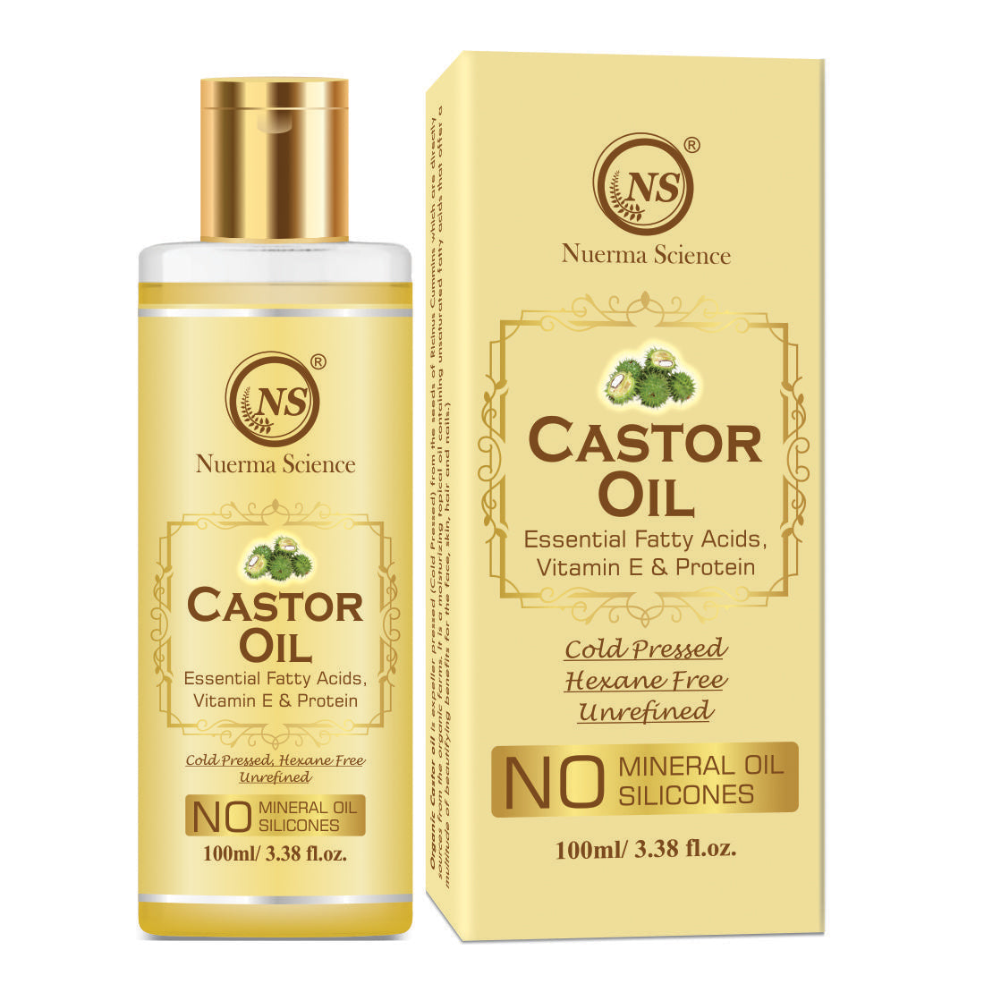Nuerma Science Castor Oil For Hair & Body
