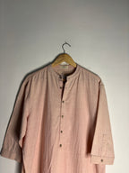 trueBrowns Pink Slub Men's Shirt